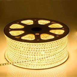 6000 LEDs 50 m Yellow Steady Strip Rice Lights-12
