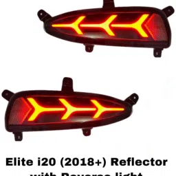 rohaneshop Hyundai Elite i20 ( 2018+ ) Non - Matrix 2 Function Reflector with Reverse Light Car Reflector Light image 3