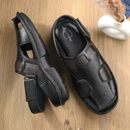 Men Men Sandals | Velcro | Casual Sandals For Men | Memory Form Footbed | Sandal-1