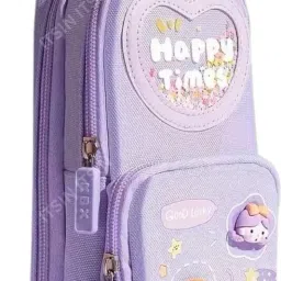 Pencil Case, 3-layer 6-compartment Large capacity pencil case for kids Pencil Pouch Art Polyester Pencil Box-image-44