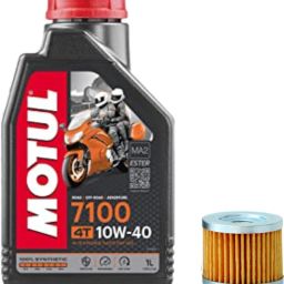 7100 4T Fully Synthetic 10W-40 Petrol Engine Oil & Apache Oil Filter Combo-image-48