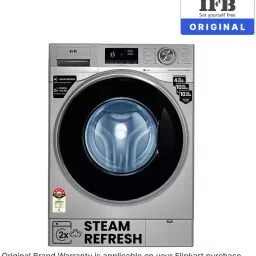 ifb 8 kg Powered by AI, 5 Star, Steam Refresh, Fully Automatic Front Load Grey image 2