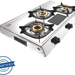 Matchless 3 Burner Stainless Steel Manual Gas Stove-picture-17