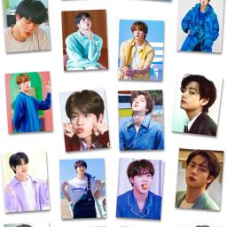 BTS JIN PACK OF 18 MATT LAMINATED LOMO CARDS 3X4 INCH EACH Post Card-11