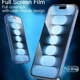 EITANSHA CREATION Edge To Edge Tempered Glass for iPhone 15, Apple iPhone 15, Apple iPhone 16, iPhone 16 image 5