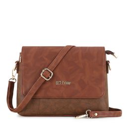 WOMEN MARKS Tan PU Shopper Sling Bag-40