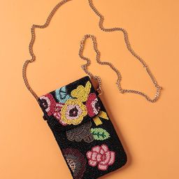 The Wishing Chair Women Floral Printed Structured Sling Bag-28