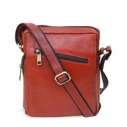 Calvadoss Leather Structured Sling Bag-52