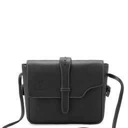 Goatter Textured Leather Structured Cross-Body Sling Bag-11