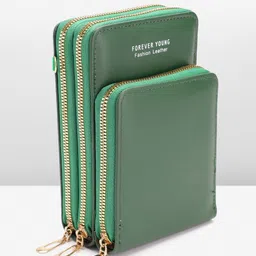 Sasimo Printed PU Structured Sling Bag image 3
