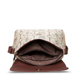 ZOUK Floral Printed Structured Sling Bag image 4