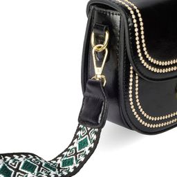 Luvoksi Textured Embroidered Structured Sling Bag image 3