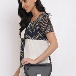 KLEIO Half Moon Structured Sling Bag-55