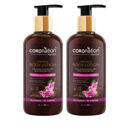 COROnation Herbal Set of 2 Rose Geranium Enriched Moisturising Body Lotions - 300 ml Each-6