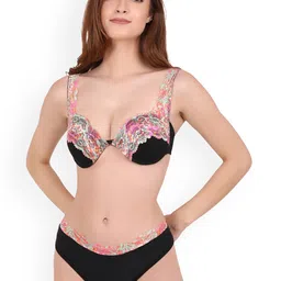 CURWISH Women Black Solid Thong Briefs-image-25