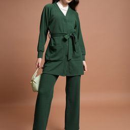 Tokyo Talkies Relaxed Cardigan & Wide Leg Trousers-picture-56