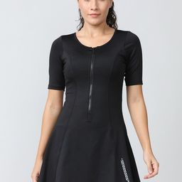 Lovable Sport Zipper Swimming Dress-image-12