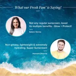 Aqualogica Set of 2 Glow+ SPF50 Dewy Sunscreen with Vitamin C & Papaya - 50 g each image 5
