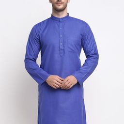 Benstoke Mandarin Collar Long Sleeves Straight Kurta-image-26