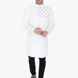 Kuons Avenue Men Ethnic Motifs Printed Cotton Kurta-picture-35