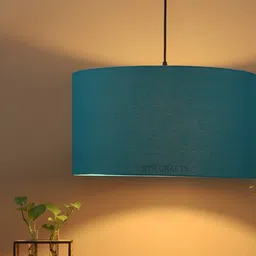 BTR CRAFTS Teal Contemporary Spherical Ceiling Lamp-image-99