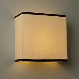 Homesake Beige Solid Handcrafted Wall Lamp-33