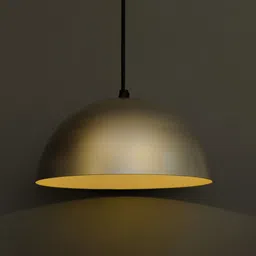 Homesake Silver-Toned Solid Hanging Light-picture-12