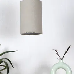 BTR CRAFTS Beige Cylindrical shaped Contemporary Ceiling Lamp-image-53