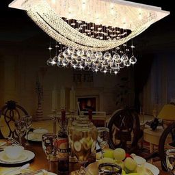 crysta world White Textured Ceiling Lamp-18