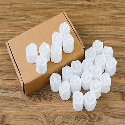 Kuber Industries 24Pcs White Led Candle Table Lamp-picture-28