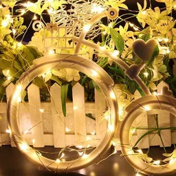 Quace Yellow Rice Fairy String Lights image 1