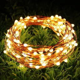 Quace Yellow Rice Fairy String Lights image 2