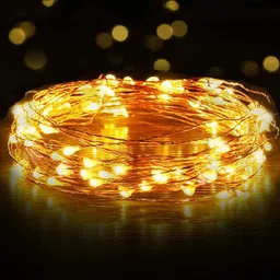 Quace Yellow Rice Fairy String Lights image 3
