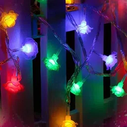 CHOCOZONE Decorative Flower LED String Lights image 3