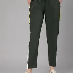 UZARUS Women Mid-Rise Running Track Pant-12