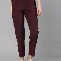 UZARUS Women Mid-Rise Running Track Pant-image-78