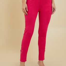Soch Cotton Printed Ankle Length Leggings-image-98
