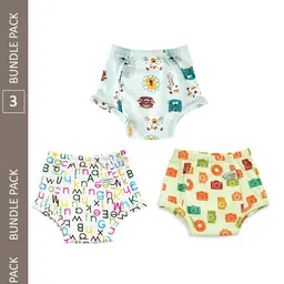 Snugkins Kids Set Of 3 Printed Snug Potty Training Pants-18