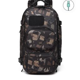Ozuko 9309L Y Range Camouflage Print Soft Case Backpack with USB Charging Port-29