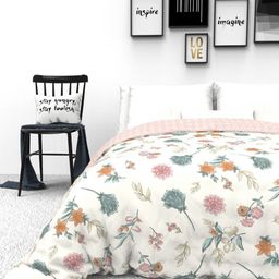 THE WHITE MOSS Multicoloured Floral Heavy Winter 300 GSM Double Bed Quilt-image-72