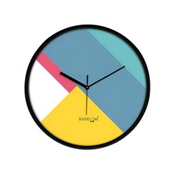 RANDOM Black & White Printed Contemporary Round Wall Clock-28
