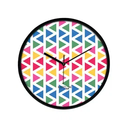 RANDOM Black & White Printed Contemporary Round Wall Clock-25