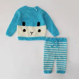 Woonie Unisex Kids White Clothing Set-image-63