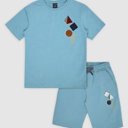 CAVIO Boys Printed Round Neck T-shirt With Short-image-91