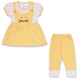 Wish Karo Girls Printed Top with Pyjamas-image-99