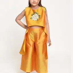 Jelly Jones Girls Yellow & White Top with Palazzos-image-28