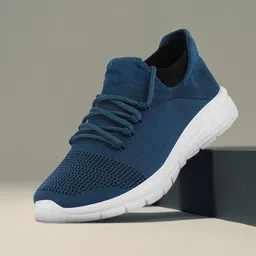 FAUSTO Men Teal Synthetic Running Shoes-picture-34