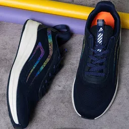 IMPAKTO Men Textured Lace-Up Running Shoes-picture-24