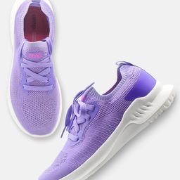 AMP Women Textured Lace Up Sneakers-58