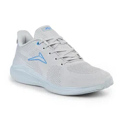 JQR Men SOFT-003 Grey Mesh Running Shoes-2